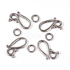 Tibetan Style Alloy Hook and Eye Clasps PALLOY-E436-56AS-NR-4