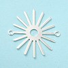 Brass Connector Charms KK-H435-10S-2