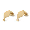 Ion Plating(IP) 304 Stainless Steel Stud Earring Findings STAS-I206-25G-1