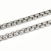 Tarnish Resistant 304 Stainless Steel Box Chains CHS-L001-29-3.5mm-1