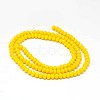 Faceted Rondelle Glass Beads Strands X-GLAA-I033-3mm-14-2