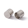 Tarnish Resistant 201 Stainless Steel Cord Ends STAS-G288-01D-P-3