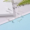 925 Sterling Silver Stud Earring Findings X-STER-T002-200S-6