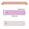 4Pcs 4 Color Adjustable Imitation Leather Napkin Rings AJEW-CF0001-11-3