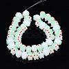 Handmade Bumpy Lampwork Beads Strands LAMP-T017-01D-2