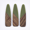 Resin & Walnut Wood Big Pendants RESI-S358-98A-1