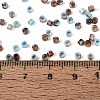 Opaque Picasso Cylinder Glass Beads SEED-Q039-06A-12-4