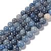 Dyed & Heated Natural Blue Aventurine Beads Strands G-F380-10mm-1