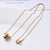 PVD Vacuum Plating 304 Stainless Steel Boston Link Chain Necklace NJEW-S420-006C-G-5
