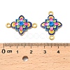 3D Printed Alloy Connector Rhinestone Settings FIND-B051-02B-G-3