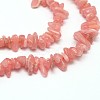 Chips Natural Rhodochrosite Beads Strands G-N0164-22-2