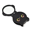 Owl Foldable Acrylic Portable Clip-On 8X Magnifying Glass TOOL-F020-01A-3