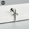 Sword G23 Titanium Cartilage Earrings WG0CACB-15-1