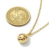 Cat Shaped Alloy Enamel Pendant Necklace NJEW-JN04613-01-4