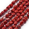Natural Red Jasper Beads Strands G-F464-30-1