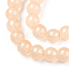 Baking Paint Imitation Jade Glass Round Bead Strands DGLA-Q021-6mm-41-3