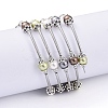 Five Loops Fashion Wrap Bracelets BJEW-JB05512-01-4