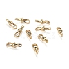 Brass Lobster Claw Clasps ZIRC-F120-015G-3
