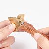 1Pc Brass Stamp Head DIY-OC0008-42E-3
