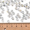 3/0 Baking Paint Transparent Colours Glass Round Beads SEED-L011-13A-12-4