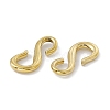 PVD Vacuum Plating 304 Stainless Steel S Hook Clasps X-STAS-G278-44G-3