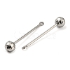 Tarnish Resistant 304 Stainless Steel Threaded Ball Eyepin STAS-M330-01A-P-2