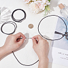 2MM Braided Round Waxed Cord Necklace Making NJEW-WH0023-77-3