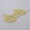 Sparkle Embroidery Polyester Ribbon OCOR-WH0060-29-3