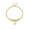 Heart Alloy Enamel Charm Anklets FS-WGF8AF5-01-3
