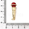 Brass Enamel Pendants KK-Z125-14G-04-3