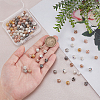 96Pcs 12 Colors Brass Rhinestone Beads KK-PH0011-02-3