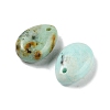 Natural Marble Teardrop Charms G-M410-01-13-2