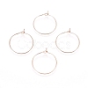 Ion Plating(IP) 316L Surgical Stainless Steel Hoop Earring Findings STAS-D164-03RG-1