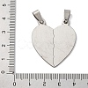 201 Stainless Steel Pendants STAS-Q342-43P-3