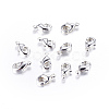 Brass Lobster Claw Clasps KK-905-S-NF-1