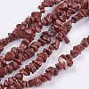 Natural Red Jasper Bead Strands G-R192-20-1