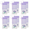 25Pcs Printed Cotton Organza Dried Flower Storage Drawstring Bags with Ribbon ABAG-SP0001-56B-1