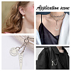 16Pcs 8 Style 201 Stainless Steel Pendant Links STAS-SC0003-55-5