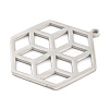 Non-Tarnish 304 Stainless Steel Pendants STAS-Z076-08P-2
