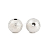 Brass Textured Beads KK-R012-8mm-P-3