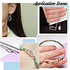 2Pcs 2 Styles 925 Sterling Silver Locking Carabiner Clasps STER-PH0003-92-5