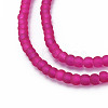 Baking Paint Transparent Glass Bead Strands X-GLAA-S031-4mm-39-3