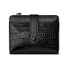 PU Leather Crocodile Textured Zipper Wallets PW-WG74C64-01-2
