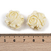 Dyed Synthetic Coral Carved Beads CORA-D035-01B-3