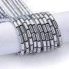 Electroplate Glass Beads Strands X-EGLA-K014-B-FP01-2