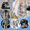 Triangle/Polygon/Rectangle/Horse Eye/Rhombus Acrylic Connector Charms MACR-PH0001-85B-6
