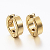 Ion Plating(IP) 304 Stainless Steel Clip-on Earrings X-EJEW-H351-18G-1