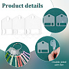 PandaHall Elite 30Pcs 3 Style Acrylic Thread Winding Boards FIND-PH0018-61-4