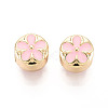 Alloy Enamel European Beads FIND-N011-05KCG-1
