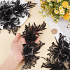 Flower Polyester Computerized Embroidery Sew on Ornament Accessories DIY-WH0366-39-4